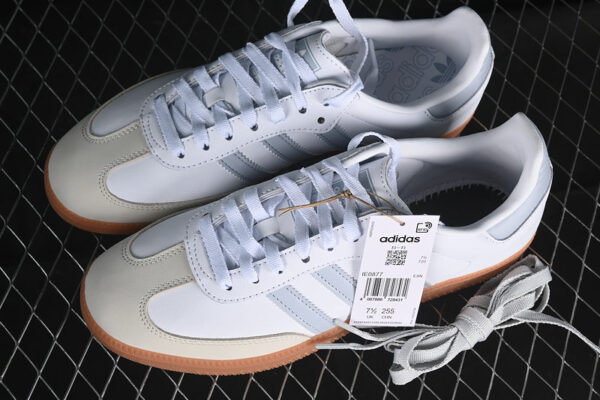 ADIDAS SAMBA OG CLOUD WHITE/HALO BLUE/OFF WHITE - immagine 3