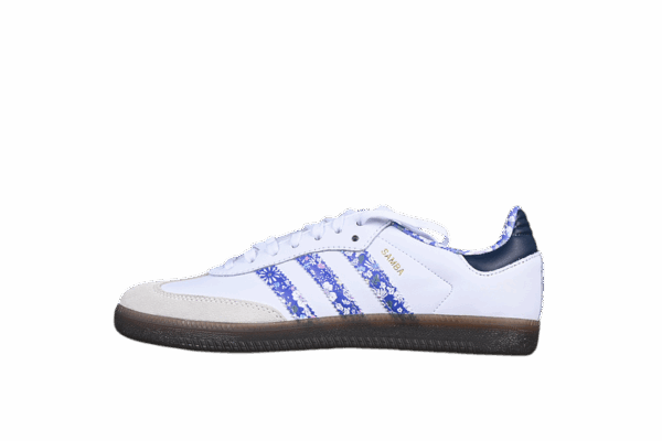 ADIDAS SAMBA LIBERTY LDN WHITE/BLUE/GREY