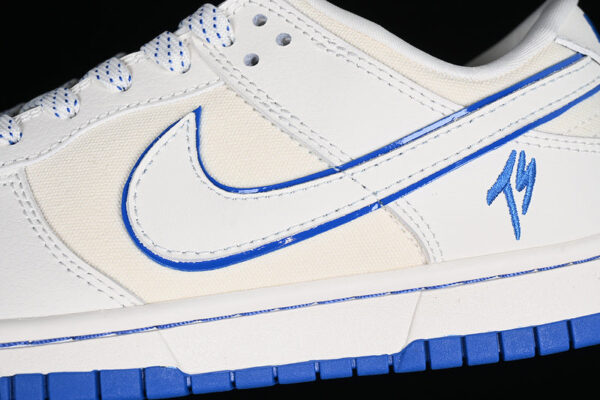 SB DUNK LOW TS WHITE/BLUE - immagine 8
