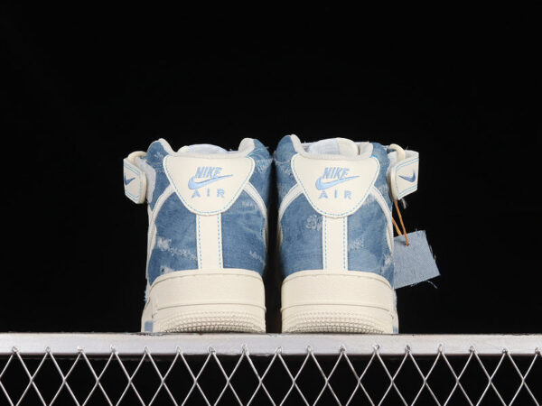 AIR FORCE 1 MID 07 BROKEN SILK DENIM - immagine 6