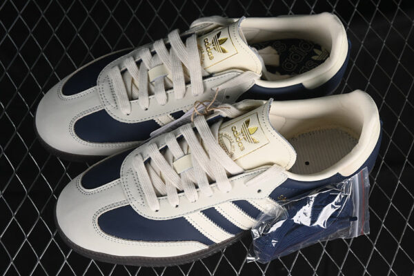 ADIDAS SAMBA OG NIGHT INDIGO/CREAM WHITE/GOLD METALLIC - immagine 3