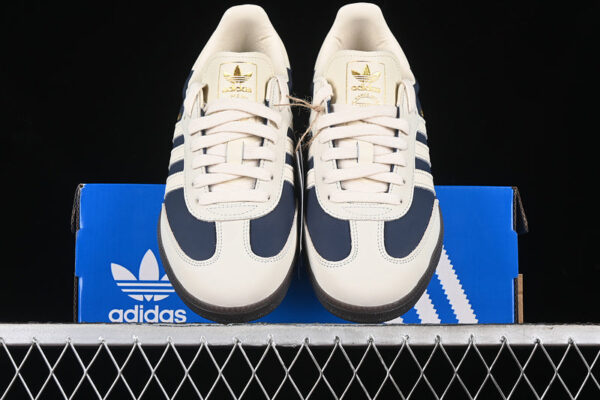ADIDAS SAMBA OG NIGHT INDIGO/CREAM WHITE/GOLD METALLIC - immagine 4