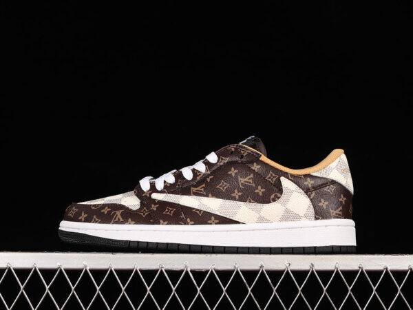 TRAVIS SCOTT X AIR JORDAN 1 LOW OG X L*V - immagine 6
