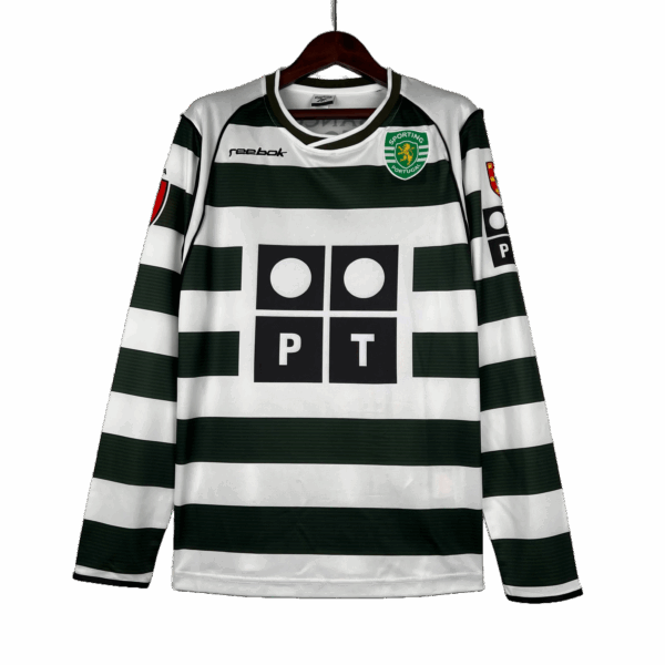 Sporting Lisbona - 01/03 Manica Lunga Vintage