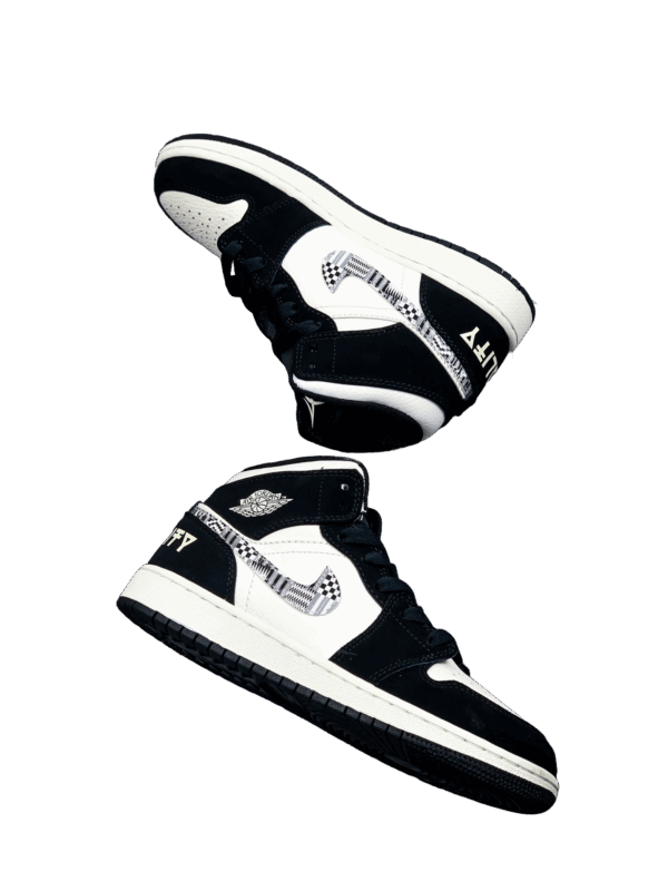 AIR JORDAN 1 MID MELO SE EQUALITY BLACK/BLACK-SAIL-WOLF GREY