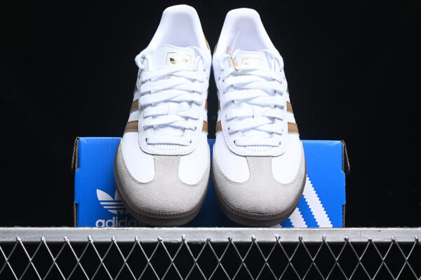 ADIDAS SAMBA OG WHITE/GREY/BROWN - immagine 4