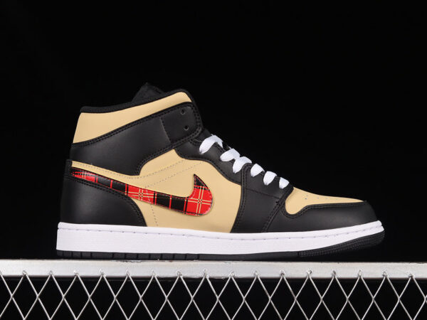 AIR JORDAN 1 MID SE TARTAN SWOOSH - immagine 2