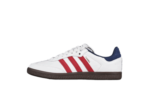 ADIDAS SAMBA OG CORE WHITE/TEAM VICTORY RED/NIGHT INDIGO