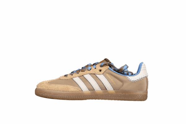 ADIDAS WB NYLON SAMBA DESERT WHITE/WONDER WHITE/ASH BLUE