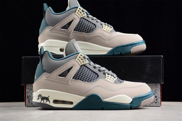 AIR JORDAN 4 PREMIUM PONY HAIR GREY/GREEN/BROWN - immagine 3