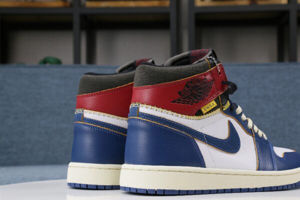 Union x Air Jordan 1 Retro High OG NRG White Blue - immagine 4