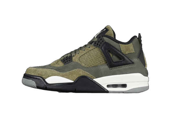 AIR JORDAN 4 SE CRAFT MEDIUM OLIVE WHITE/BLACK/GREEN