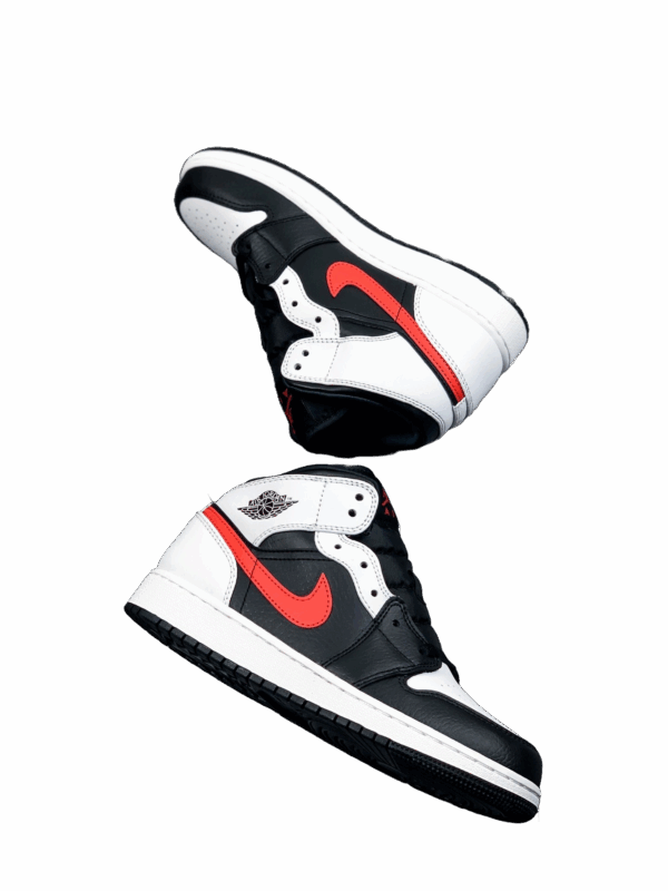 AIR JORDAN 1 MID GS CHILE RED BLACK/CHILE RED/WHITE