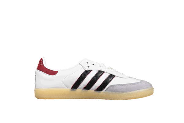 ADIDAS SAMBA OG YEAR OF THE SNAKE CLOUD WHITE/CORE BLACK/ACTIVE MAROON - immagine 2