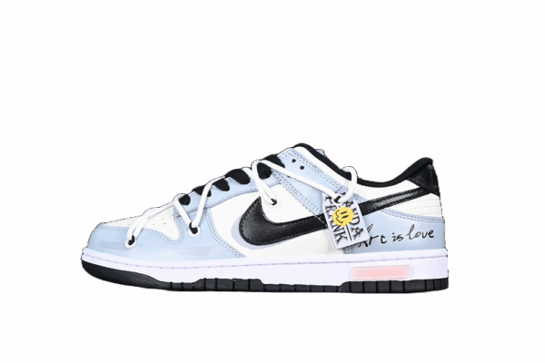 DUNK LOW WHITE/BLACK BLUE