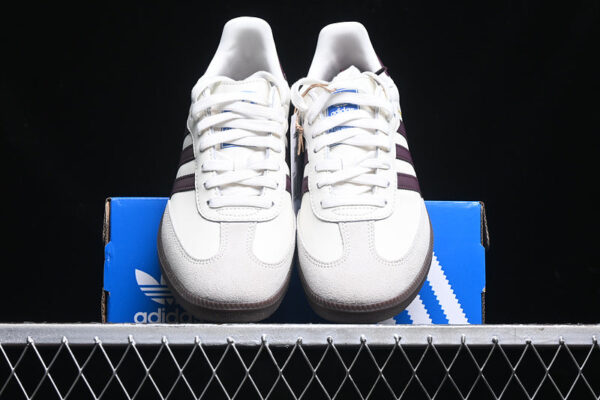 ADIDAS SAMBA OG EMMI OFF-WHITE/MAROON/GUM - immagine 4