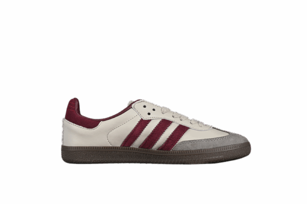 ADIDAS SAMBA OG PUTTY GREY/MAROON/GOLD METALLIC - immagine 2