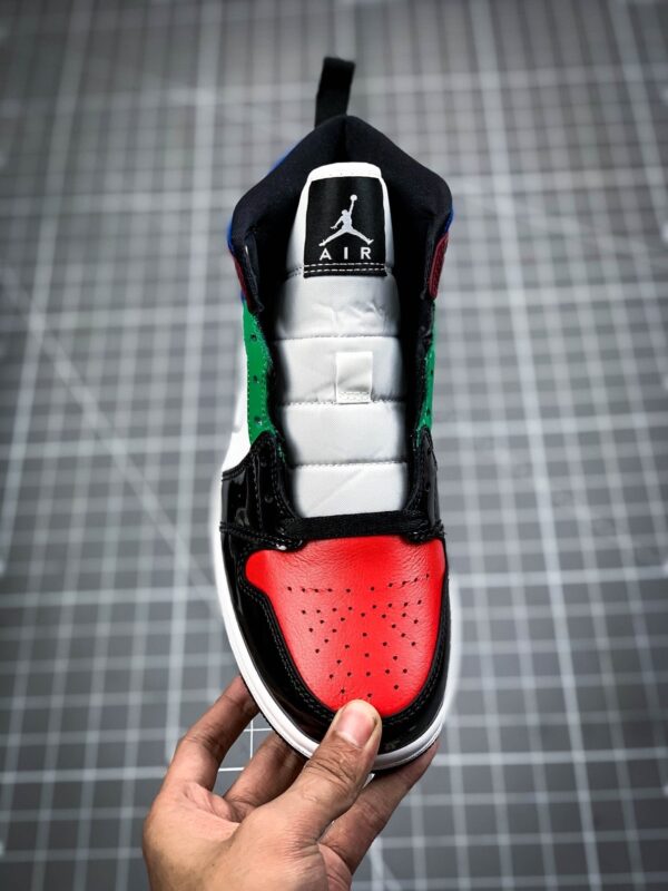 AIR JORDAN 1 MID SE BLACK/WHITE/MULTI-COLOR - immagine 3