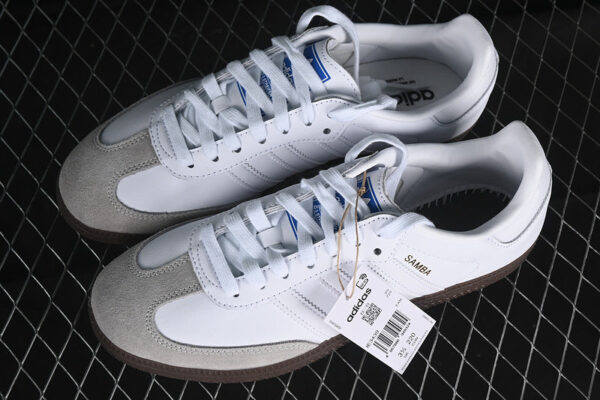 ADIDAS SAMBA OG CLOUD WHITE/CLOUD WHITE/GUM - immagine 3