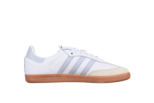 ADIDAS SAMBA OG CLOUD WHITE/HALO BLUE/OFF WHITE - immagine 2