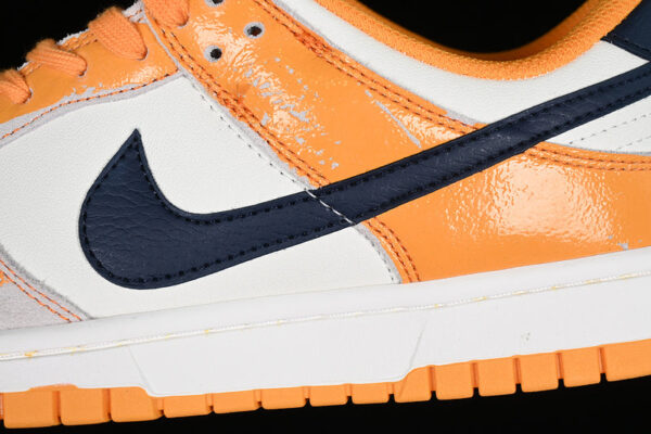 DUNK LOW WEAR AND TEAR LASER ORANGE/MIDNIGHT NAVY/WHITE - immagine 8