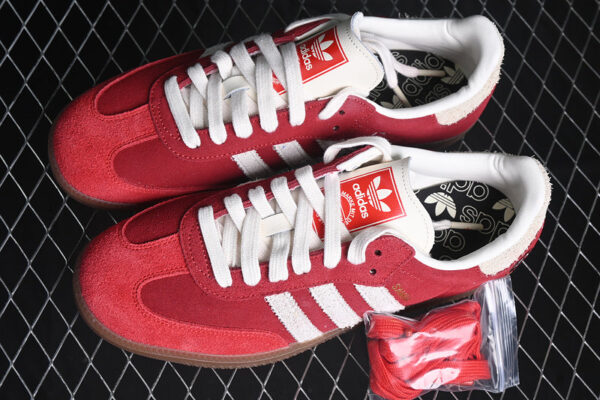 ADIDAS SAMBA OG TAL BETTER SCARLET/OFF WHITE/SAND STRATA - immagine 3