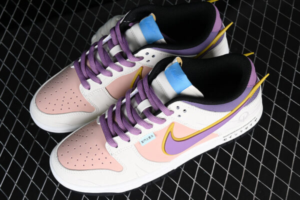 SB DUNK LOW PURPLE/WHITE/PINK - immagine 3