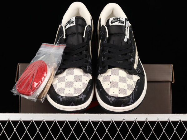 TRAVIS SCOTT X AIR JORDAN 1 LOW OG X L*V - immagine 4