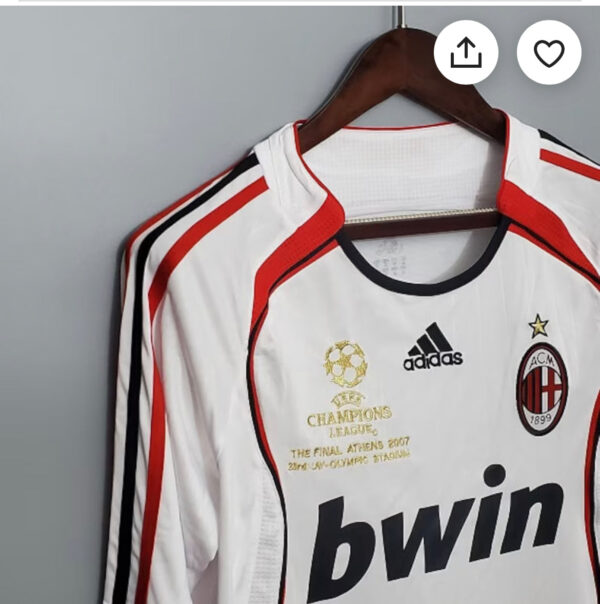 Milan Finale Atene - 06/07  Manica Lunga Vintage - immagine 5